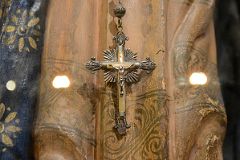 20 Crucifixion Close Up On The Replica Of The Original Nuestra Senora del Milagro Virgin Of Miracles In Salta Cathedral.jpg